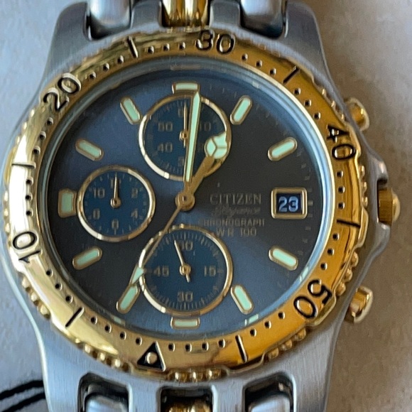 COPY - Citizen men battery WR100M w/date stainless steel